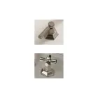 3-håls design bidétapp i mässing vintagestil tillverkad i Italien - Silvana Viadurini