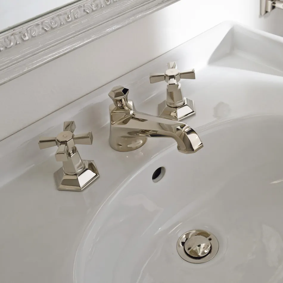 VINtage Design Bänkskiva kran i mässing Tillverkad i Italien - Silvana Viadurini