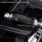 Golvstående badkarskran med handdusch i mässing tillverkad i Italien - Noriana Viadurini