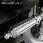 Golvstående badkarskran med handdusch i mässing tillverkad i Italien - Noriana Viadurini