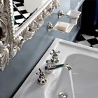 3-håls mässing badrumsfatkran med klassisk stil avlopp - Ercolina Viadurini