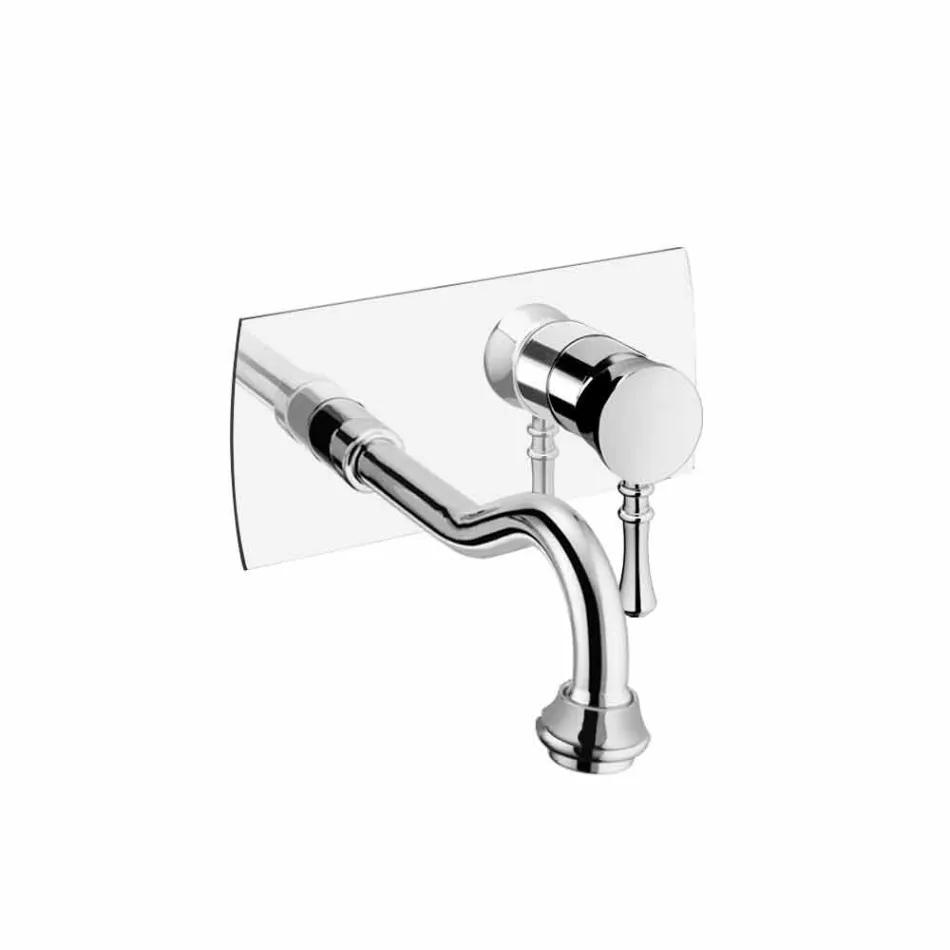 Tillverkad i Italien Design Single Plate Wall Mixer Tap - Neno Viadurini