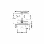 Design Duschblandare med 3-vägs avledare tillverkad i Italien - Sika Viadurini