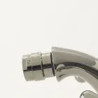 Enkelhåls bidétapp i mässing med avfall i klassisk stil - Ercolina Viadurini