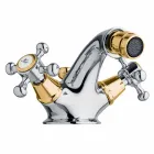 Enhåls bidékran i mässing Klassisk design Tillverkad i Italien - Lisca Viadurini