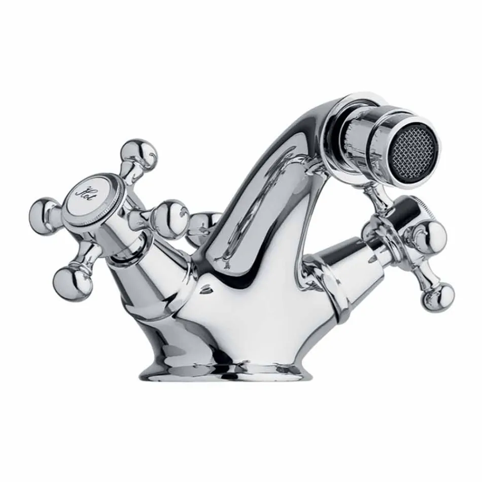 Enhåls bidékran i mässing Klassisk design Tillverkad i Italien - Lisca Viadurini