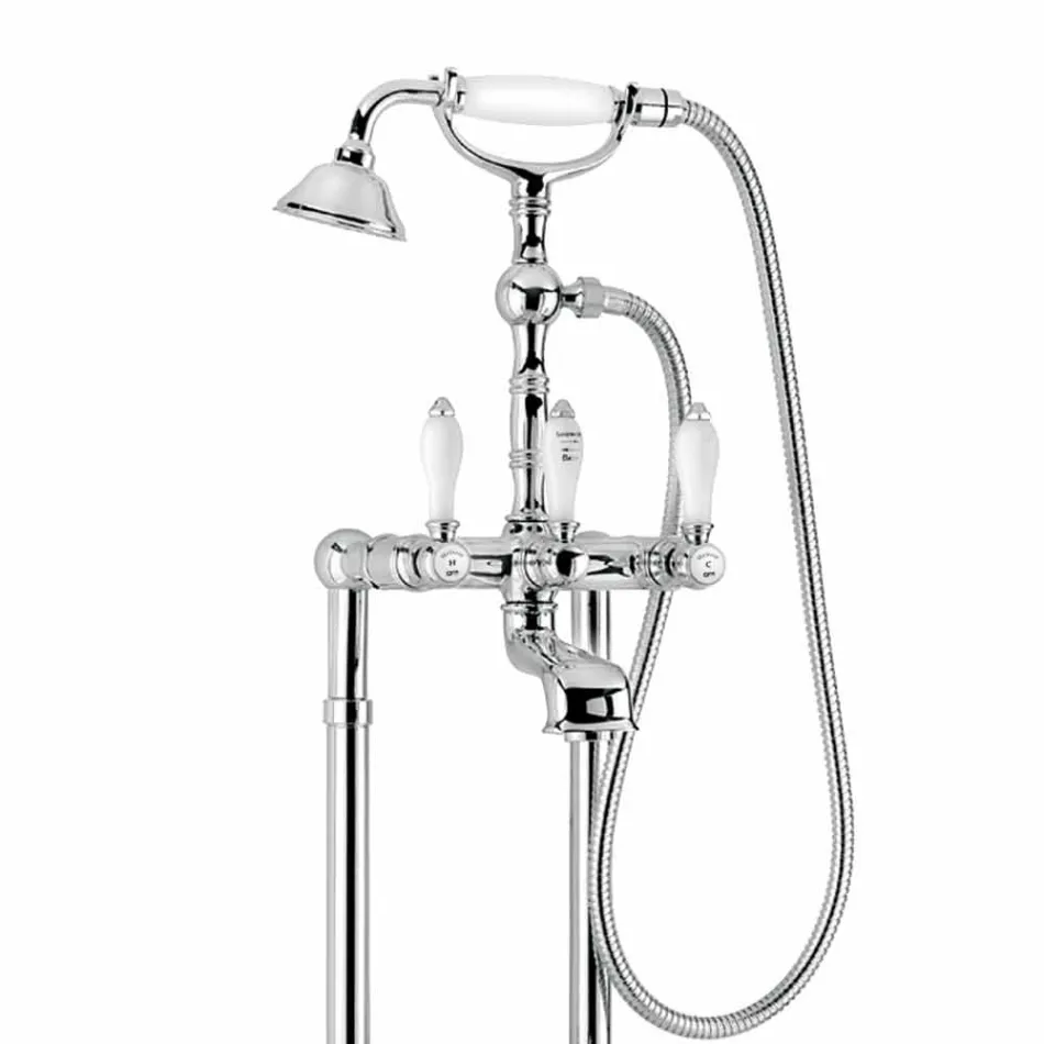 Klassisk mässingskran i mässing Tillverkad i Italien - Riko Viadurini