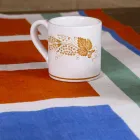 Handmålad hamp Runner Italian Art Unique Piece - Varumärken Viadurini