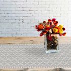 Modern bordsrunner i PVC och rektangulär polyester - Costa Viadurini