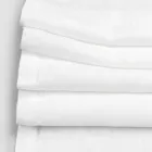 Linne Bordslöpare med vit spets italiensk lyxkvalitet - Farnese Viadurini