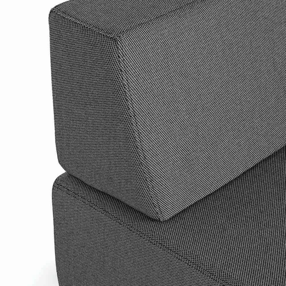 Utomhushörnlounge i modern design i homemotion-tyg - Benito Viadurini