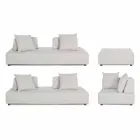 Utomhushörnlounge i modern design i homemotion-tyg - Benito Viadurini