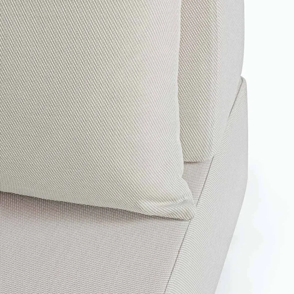 Utomhushörnlounge i modern design i homemotion-tyg - Benito Viadurini