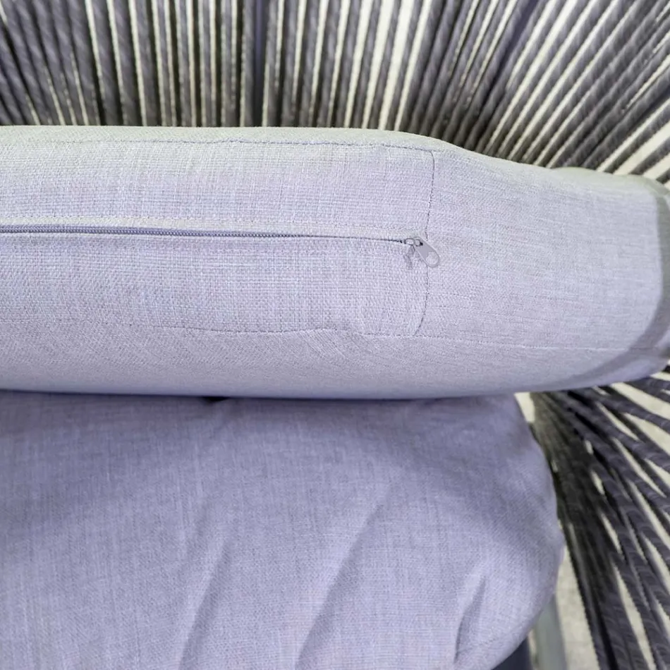 Vardagsrum bestående av 2 fåtöljer med soffbord - Resväska Viadurini