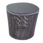 Vardagsrum bestående av 2 fåtöljer med soffbord - Resväska Viadurini