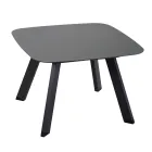 Vardagsrum utomhus bestående av 2 fåtöljer och 1 soffbord - Righello Viadurini