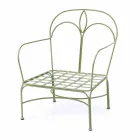 Uteservering med handgjord järnkonstruktion tillverkad i Italien - Melinda Viadurini