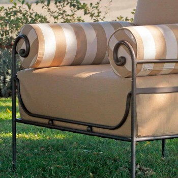 Artisan Garden Lounge med järnkonstruktion tillverkad i Italien - Lisotto