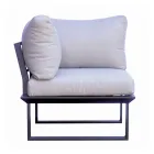 Trädgårdslounge som består av 2 soffor och centralbord - Pippo Viadurini