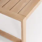 Trädgårdslounge med 1 soffa, 2 fåtöljer och 1 soffbord - Plan Viadurini