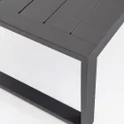 Trädgårdslounge med 1 soffa, 2 fåtöljer och 1 soffbord - Plan Viadurini