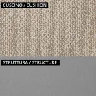 Trädgårdslounge med 1 soffa och 2 fåtöljer Made in Italy - Planter Viadurini