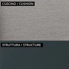 Trädgårdslounge med 2 fåtöljer och 1 2-sits soffa Made in Italy - Fontana Viadurini