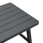 Trädgårdslounge med soffa och soffbord i aluminium - Label Viadurini