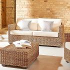 Abaca Garden Lounge komplett med kuddar - Raziel Viadurini