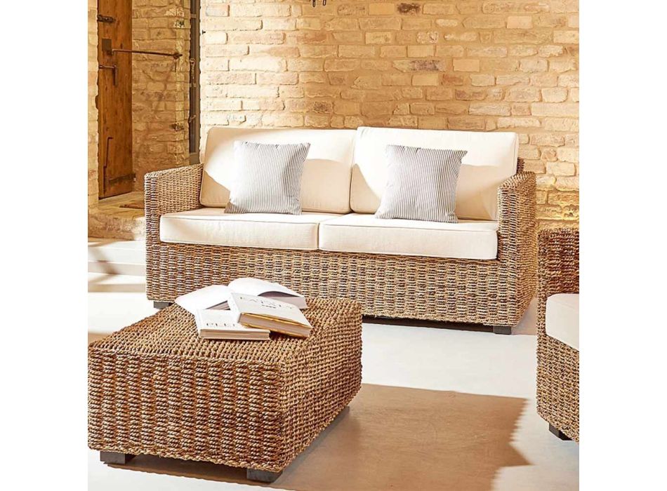 Abaca Garden Lounge komplett med kuddar - Raziel Viadurini