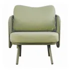 Trädgårdsvardagsrum i röd eller grön aluminium - Regalrise Viadurini