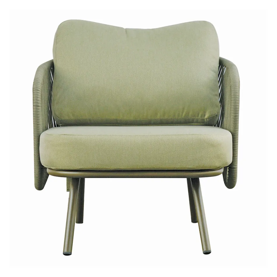 Trädgårdsvardagsrum i röd eller grön aluminium - Regalrise Viadurini