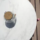 Trädgårdsvardagsrum i röd eller grön aluminium - Regalrise Viadurini