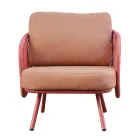 Trädgårdsvardagsrum i röd eller grön aluminium - Regalrise Viadurini