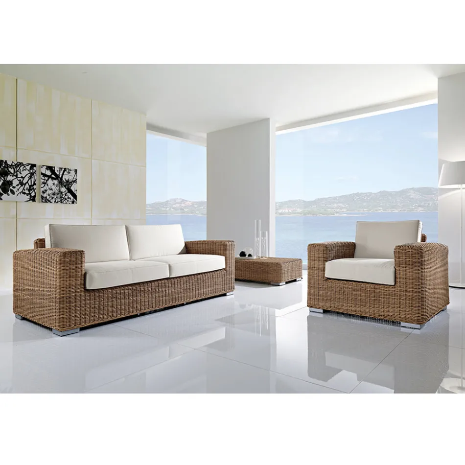 Handvävd Polyrattan Garden Lounge - Yoko Viadurini