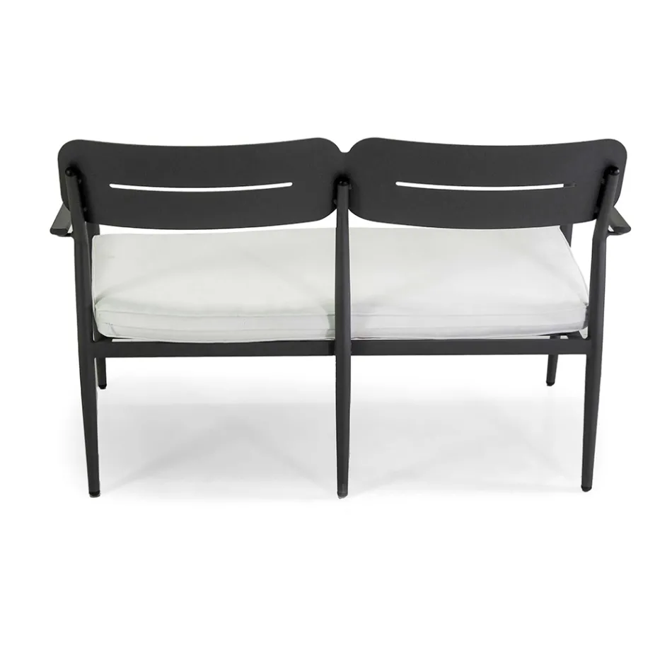 Trädgårdslounge tillverkad av aluminium med olika ytbehandlingar - Souvenir Viadurini