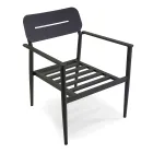 Trädgårdslounge tillverkad av aluminium med olika ytbehandlingar - Souvenir Viadurini