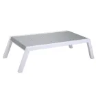 Trädgårdslounge av aluminium - Pastellfärger Viadurini