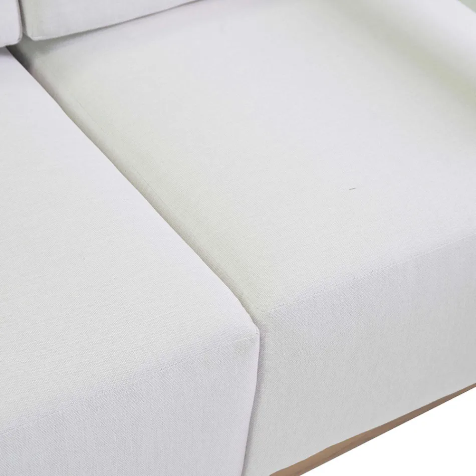 Vardagsrum i aluminium med träeffekt genom termisk överföring - Husbil Viadurini