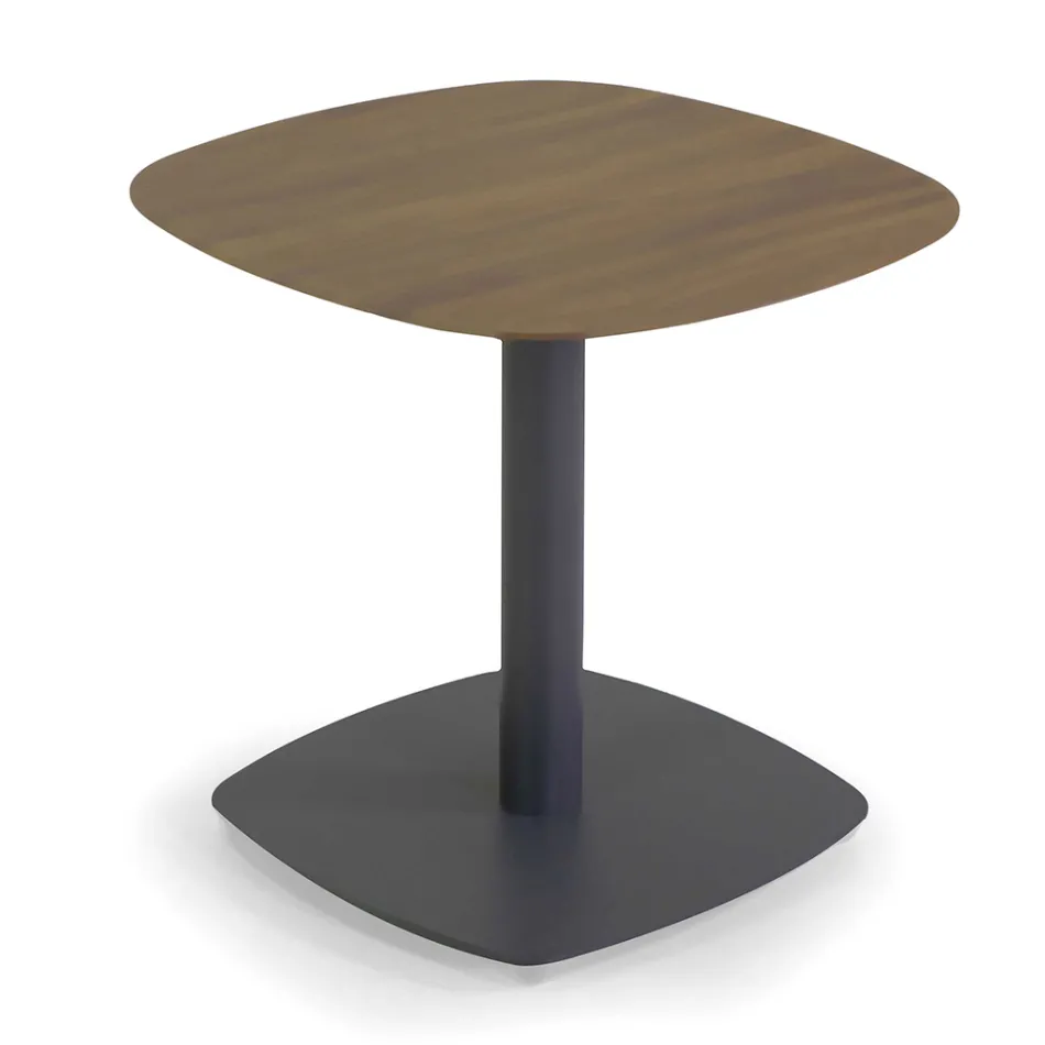 Vardagsrum i aluminium med träeffekt genom termisk överföring - Husbil Viadurini