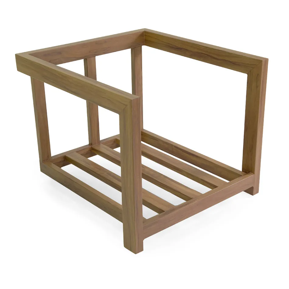 Vardagsrum i aluminium med träeffekt genom termisk överföring - Husbil Viadurini