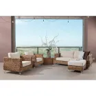 Utevardagsrum i Bananvävning med kuddar - Legolas Viadurini