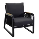 Vardagsrum i aluminium med detaljer i brasiliansk teak - Dagbok Viadurini