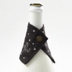 Vit eller svart droppbricka för linne med broderier och kristaller 2 delar - Salvino Viadurini