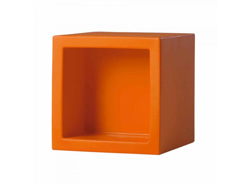Cube-färgad hyllan Slide Open Cube modern design gjord i Italien Viadurini