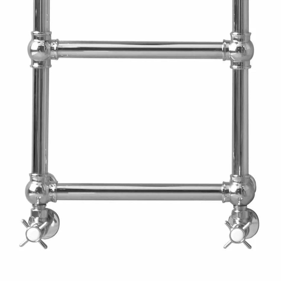 Modulär hydraulisk handduksvärmare 194 W Krom mässingsrör - Caesar Viadurini