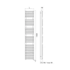 Handdukstorkare med elektriskt system och stålkonstruktion Tillverkad i Italien - Sirap Viadurini