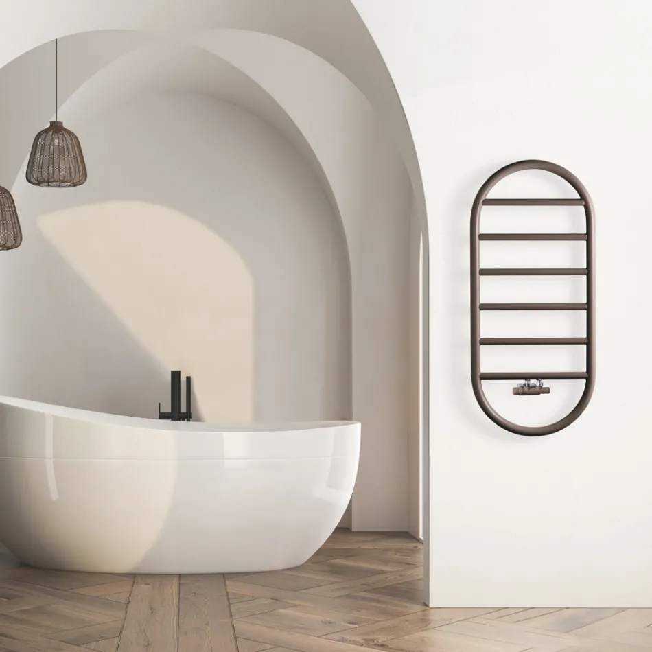Design handdukstorkare "All Round Bubble" i stål Tillverkad i Italien - Smidig Viadurini