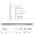 Design handdukstorkare "All Round Bubble" i stål Tillverkad i Italien - Smidig Viadurini