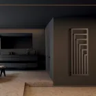 Elektrisk handdukstork i stål med modern design tillverkad i Italien - Potentia Viadurini